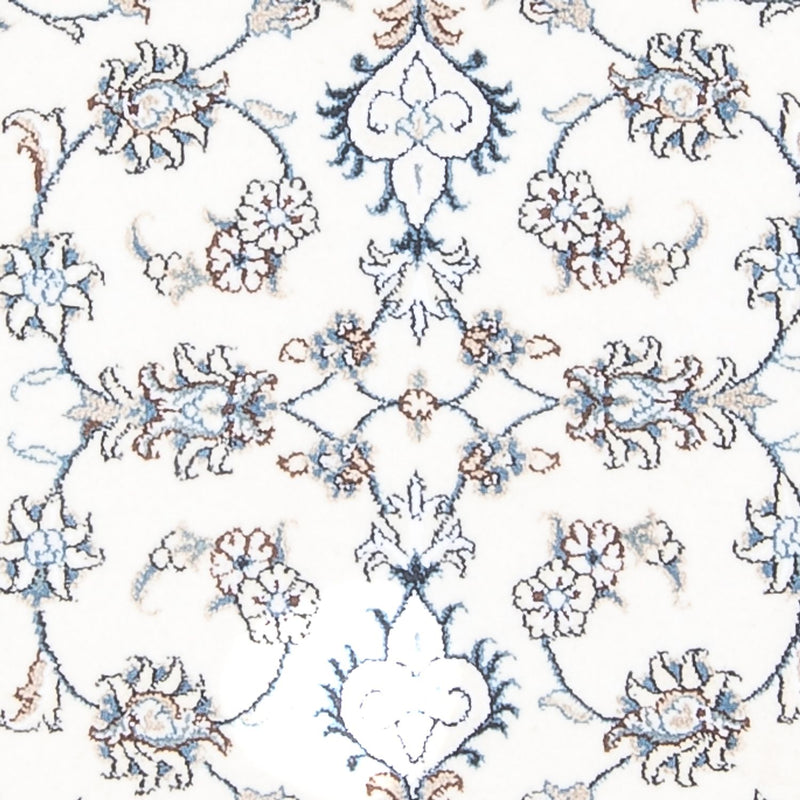 Läufer Perser - Nain - 196 x 77 cm - silber