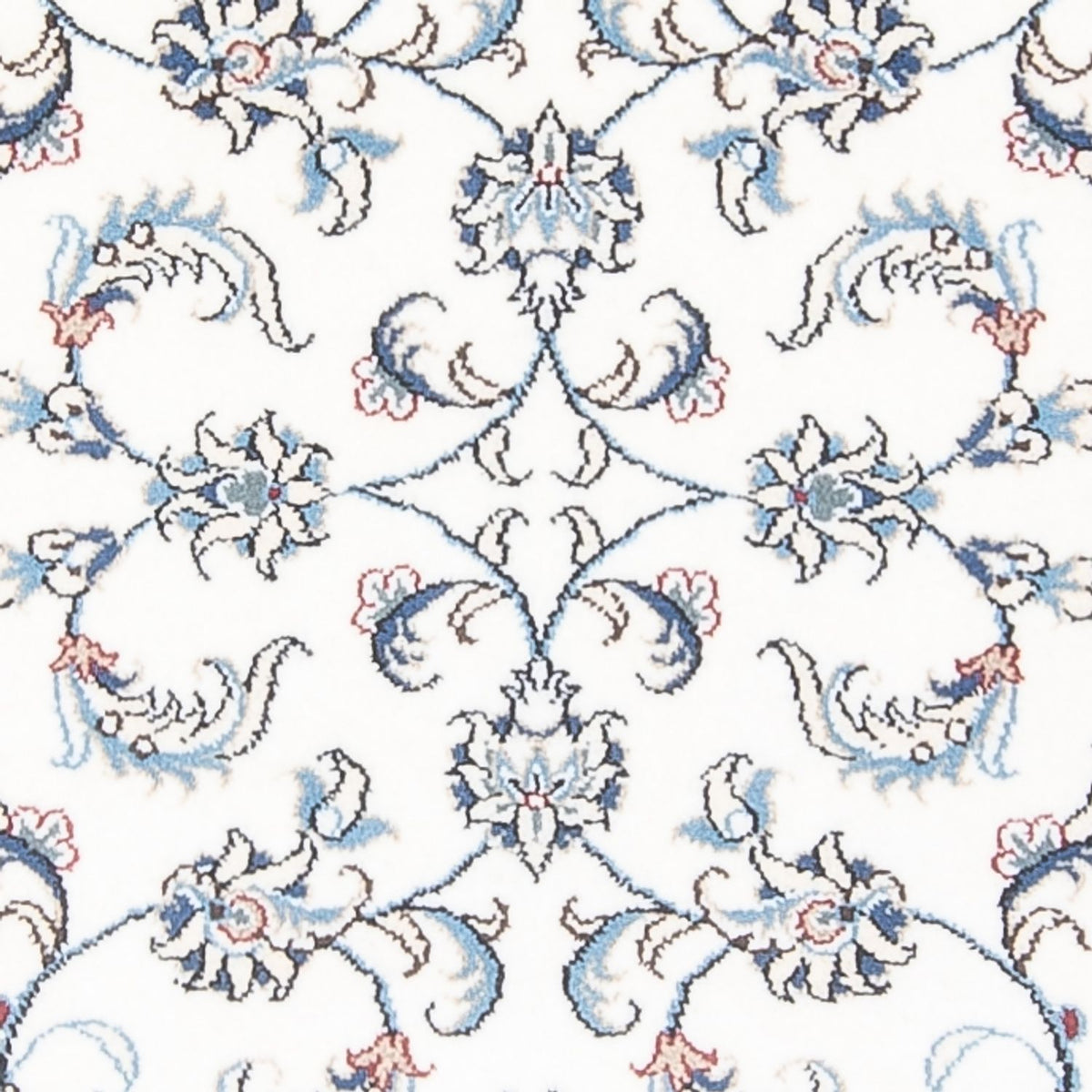 Läufer Perser - Nain - 197 x 78 cm - silber