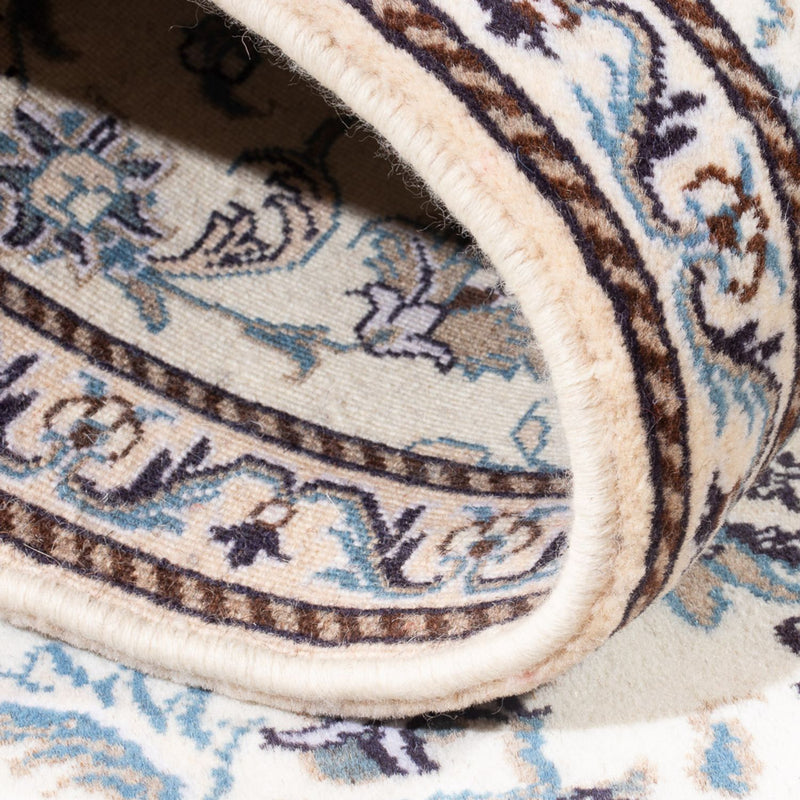 Läufer Perser - Nain - 188 x 84 cm - silber