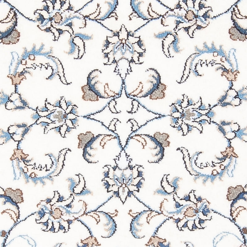 Läufer Perser - Nain - 200 x 80 cm - silber