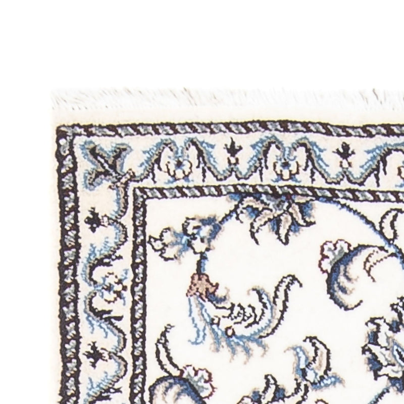 Läufer Perser - Nain - 202 x 78 cm - silber