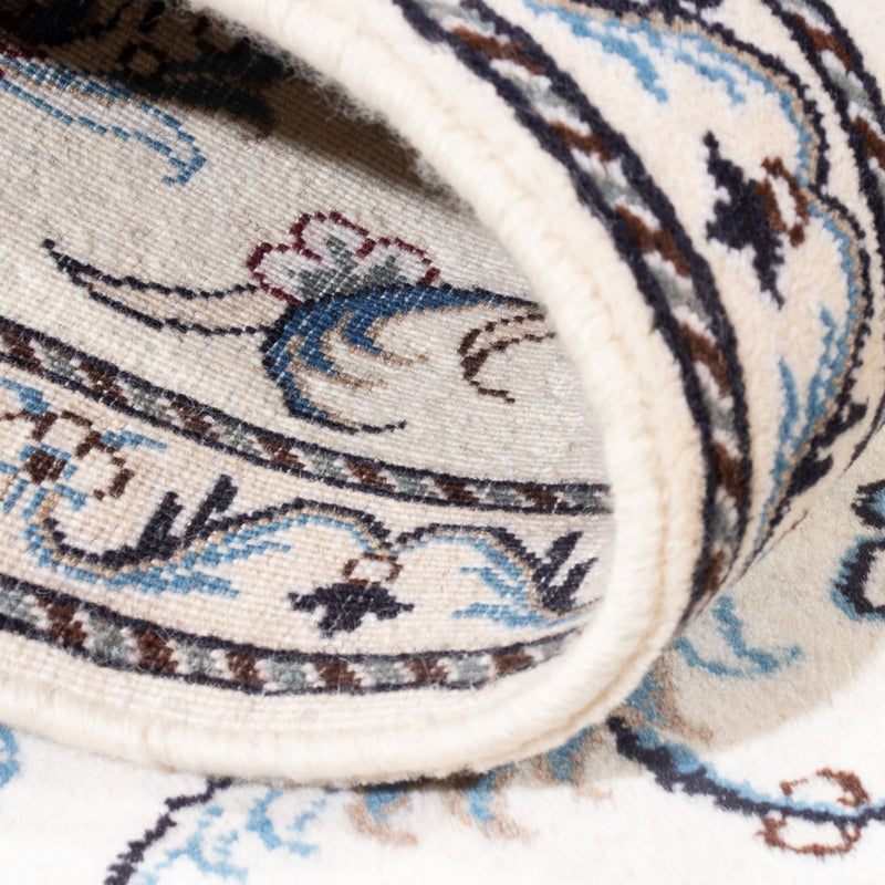 Läufer Perser - Nain - 202 x 78 cm - silber