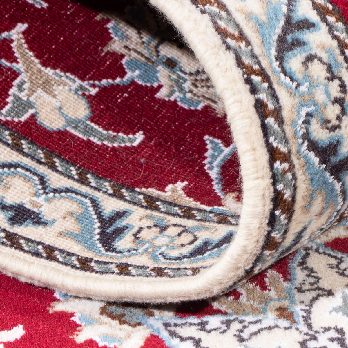 Läufer Perser - Nain - 196 x 76 cm - rot