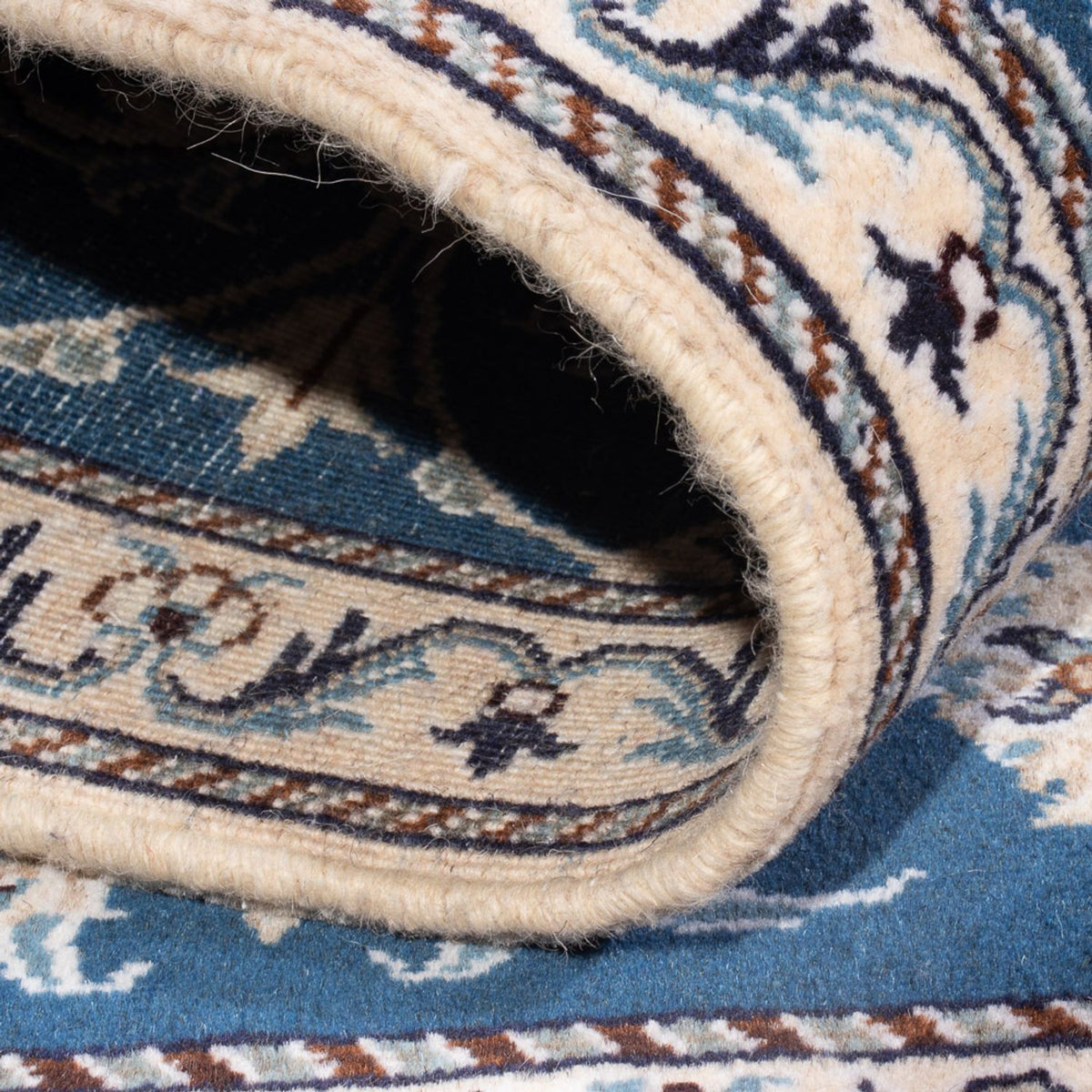 Perserteppich - Nain - 140 x 90 cm - blau