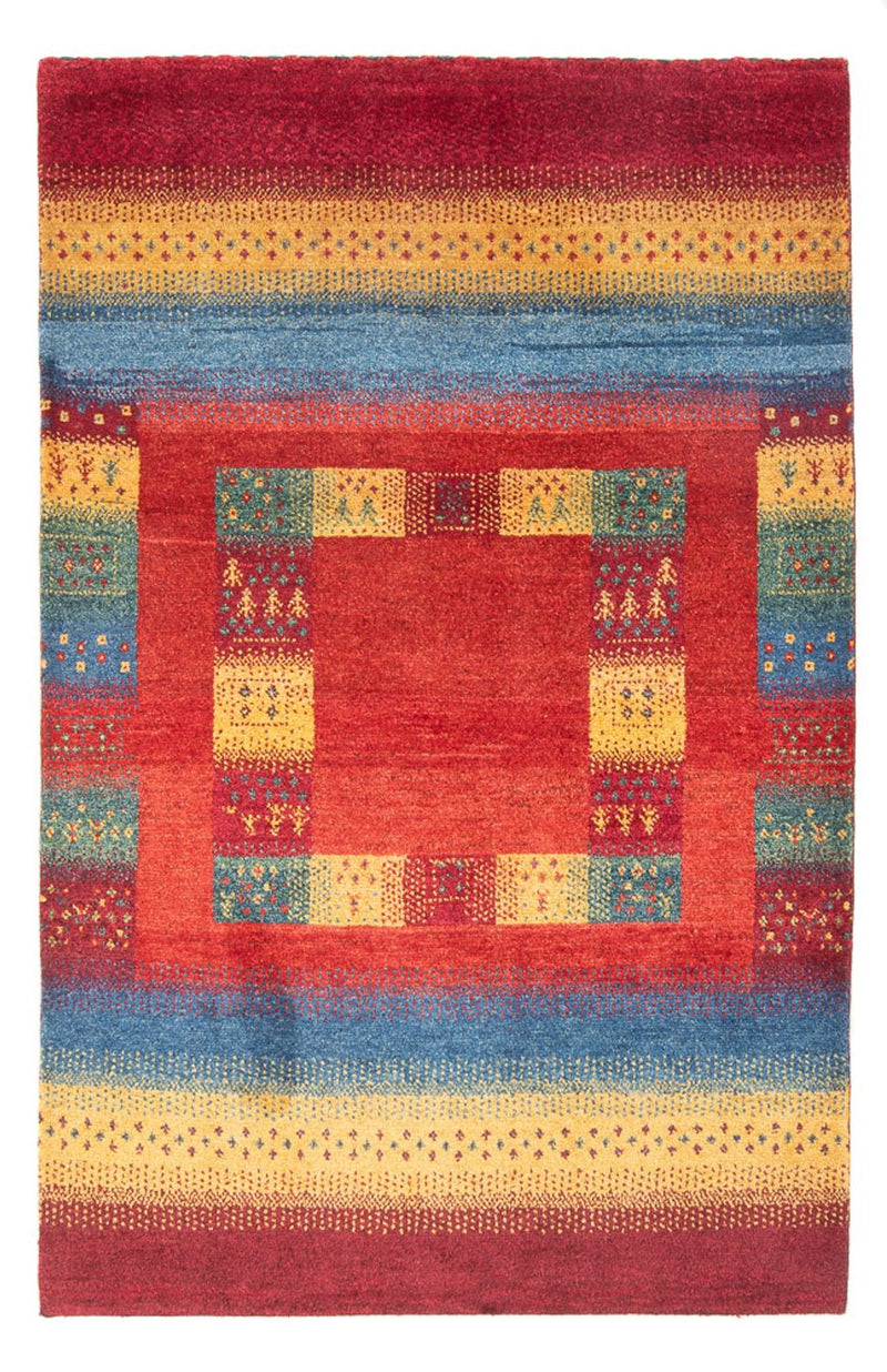 Gabbeh Teppich - Perser - 188 x 121 cm - mehrfarbig