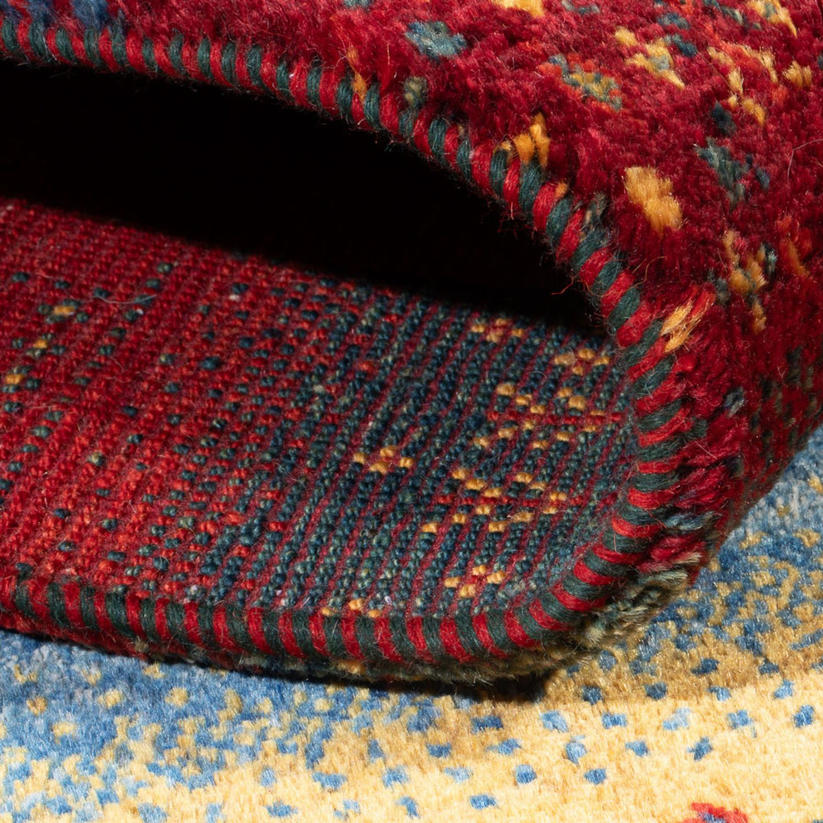 Gabbeh Teppich - Perser - 188 x 121 cm - mehrfarbig