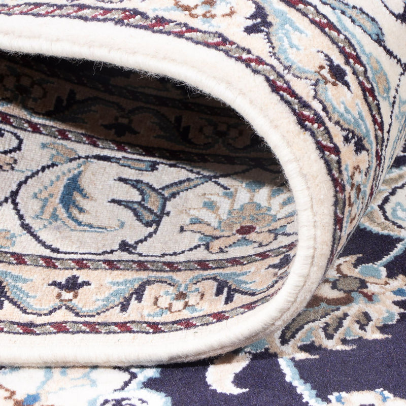 Perserteppich - Nain - Royal - 198 x 147 cm - dunkelblau