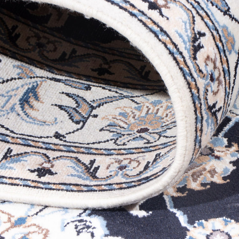 Perserteppich - Nain - Royal - 210 x 145 cm - dunkelblau