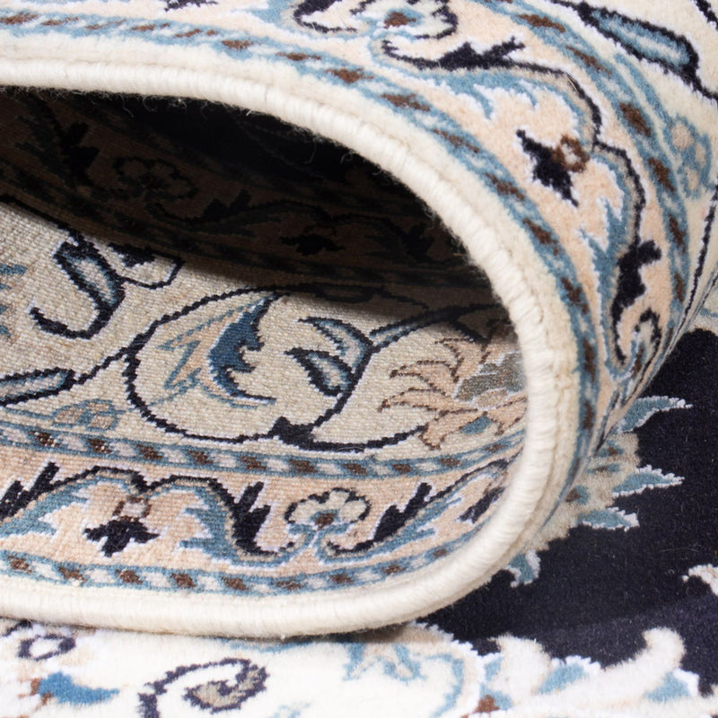 Perserteppich - Nain - Royal - 195 x 148 cm - dunkelblau