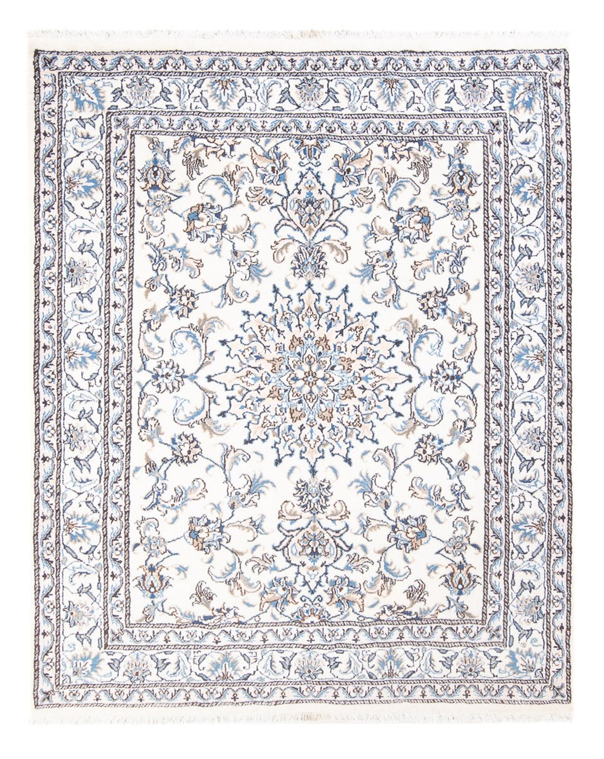 Perserteppich - Nain - Royal - 197 x 149 cm - creme