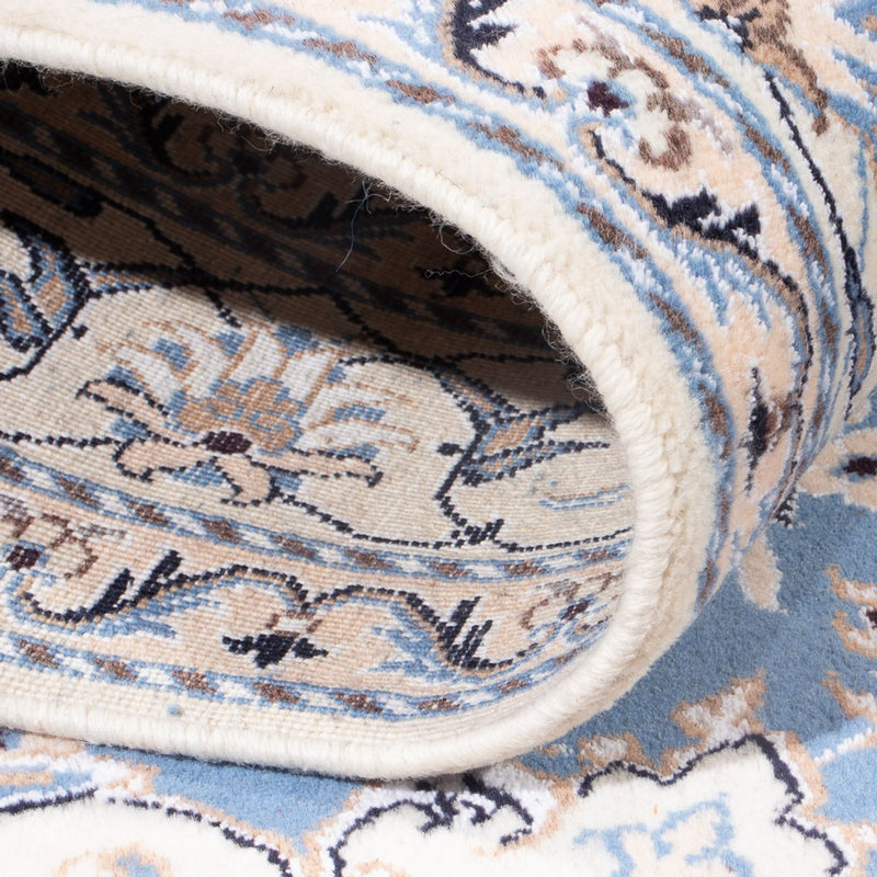 Perserteppich - Nain - Royal - 202 x 150 cm - hellblau