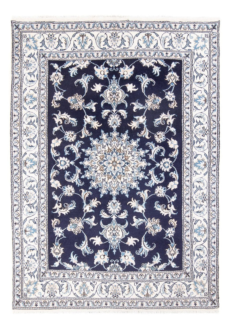 Perserteppich - Nain - Royal - 209 x 146 cm - dunkelblau
