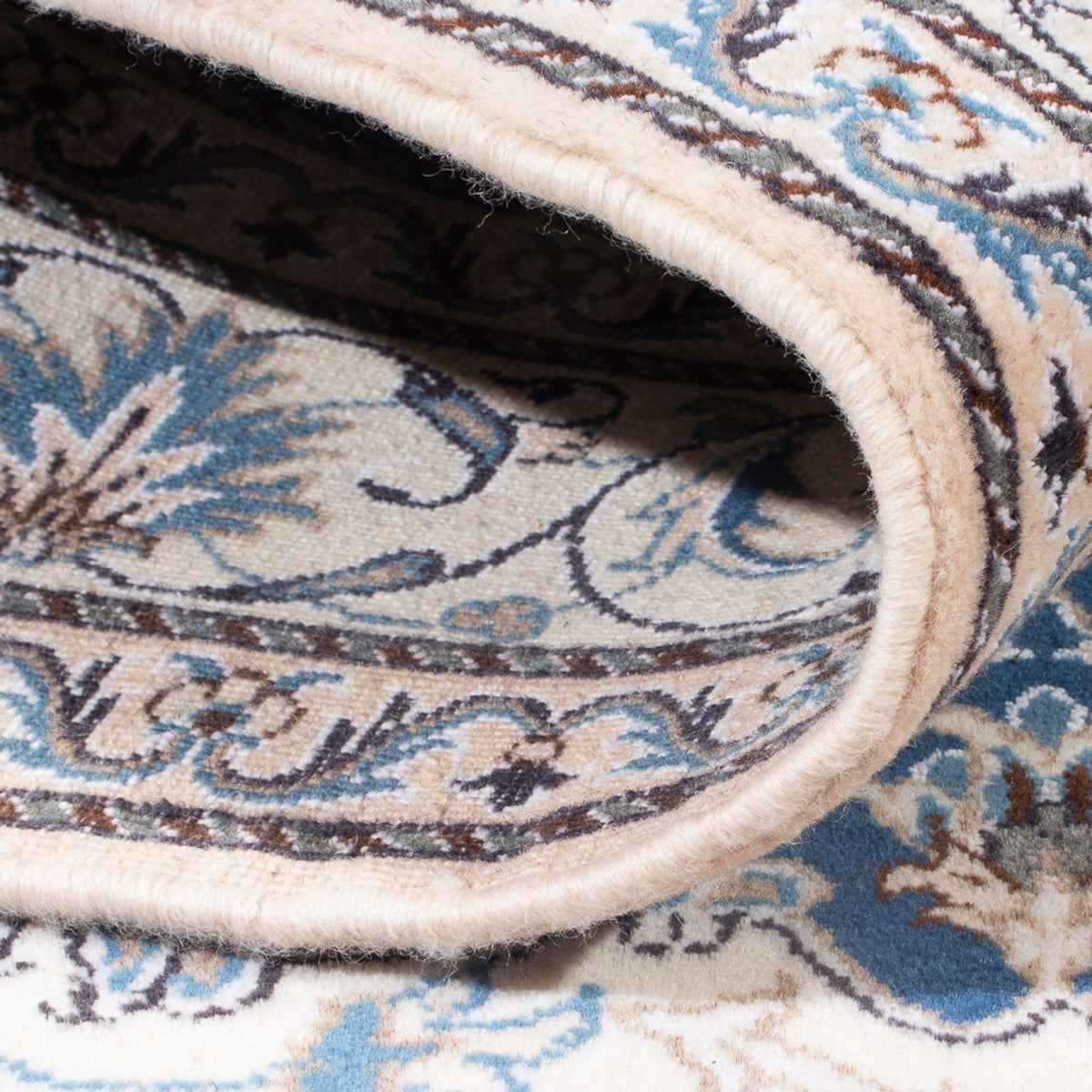 Perserteppich - Nain - Royal - 194 x 147 cm - blau