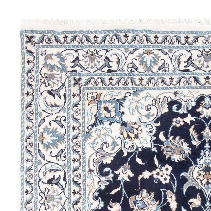 Perserteppich - Nain - Royal - 202 x 156 cm - dunkelblau