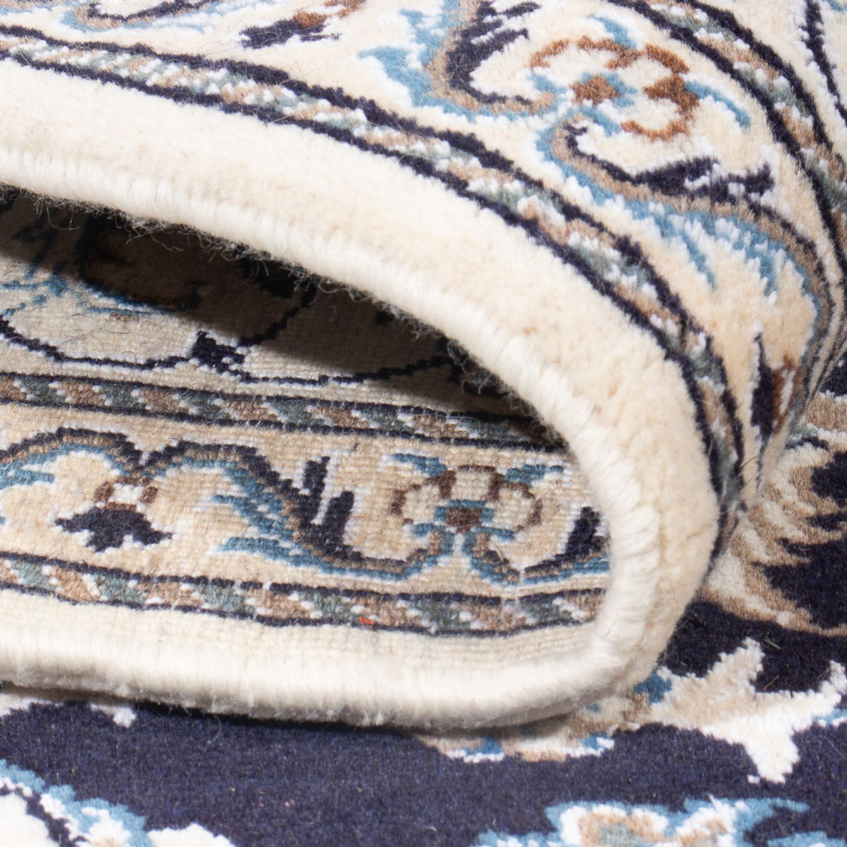 Perserteppich - Nain - Royal - 197 x 151 cm - dunkelblau