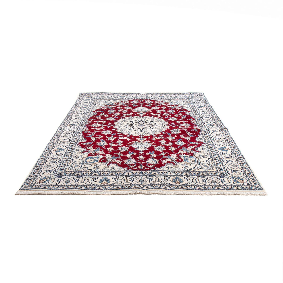 Perserteppich - Nain - 233 x 165 cm - rot