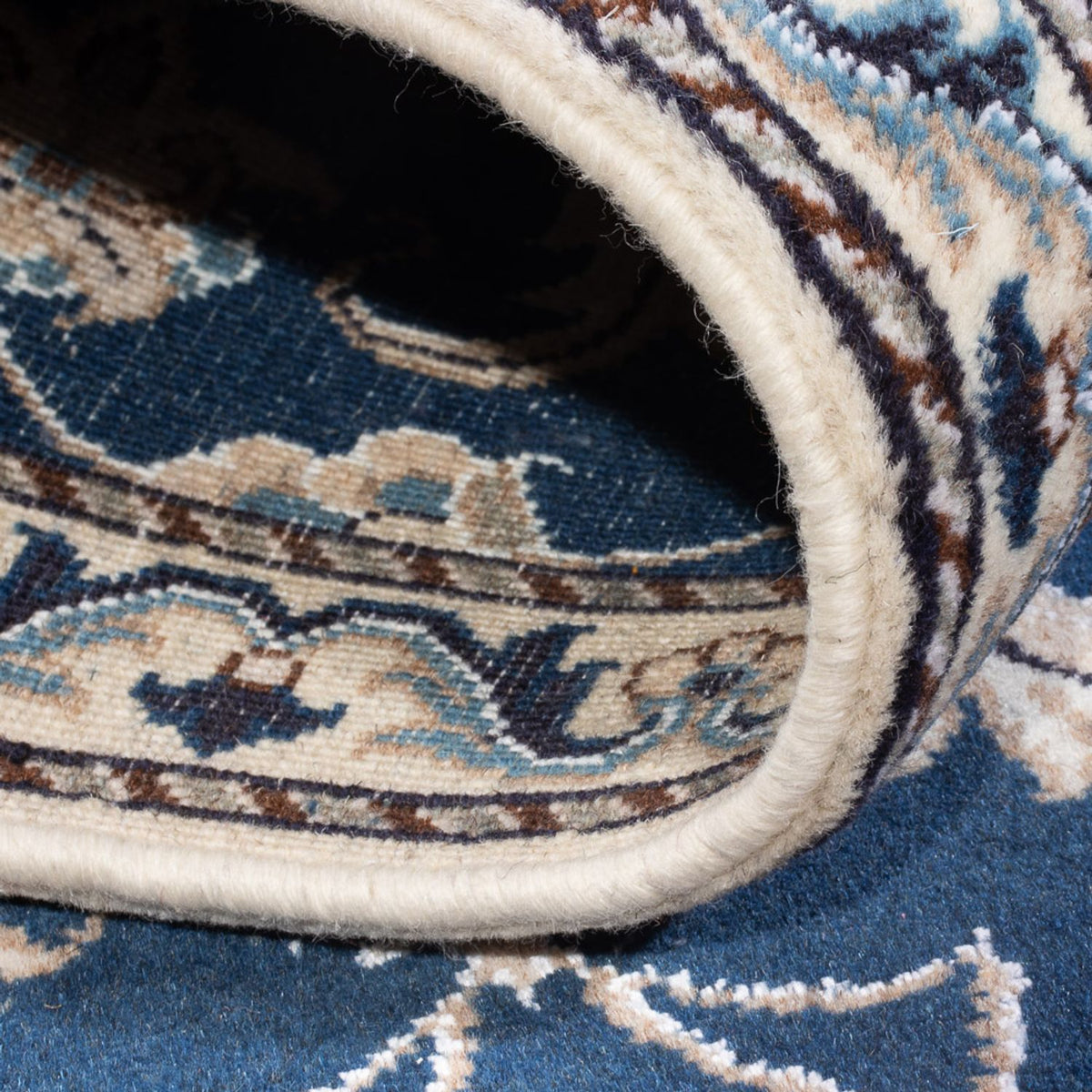 Perserteppich - Nain - 141 x 70 cm - blau