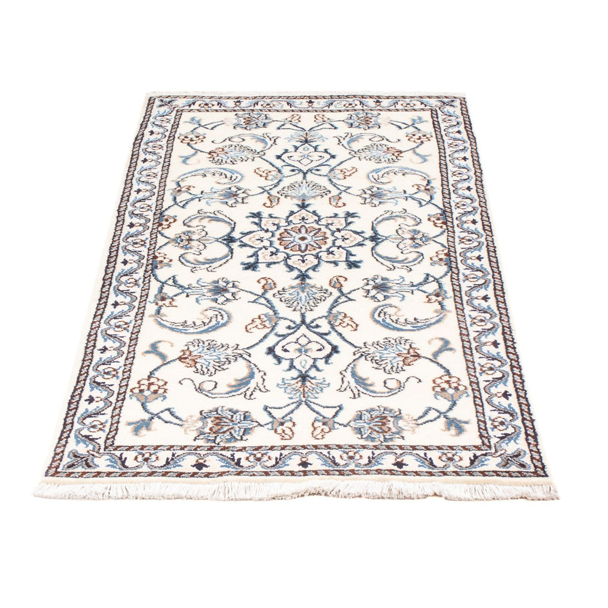 Perserteppich - Nain - 144 x 65 cm - creme