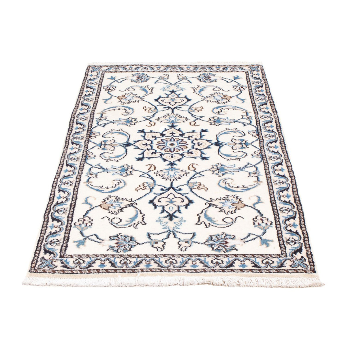 Perserteppich - Nain - 135 x 70 cm - creme