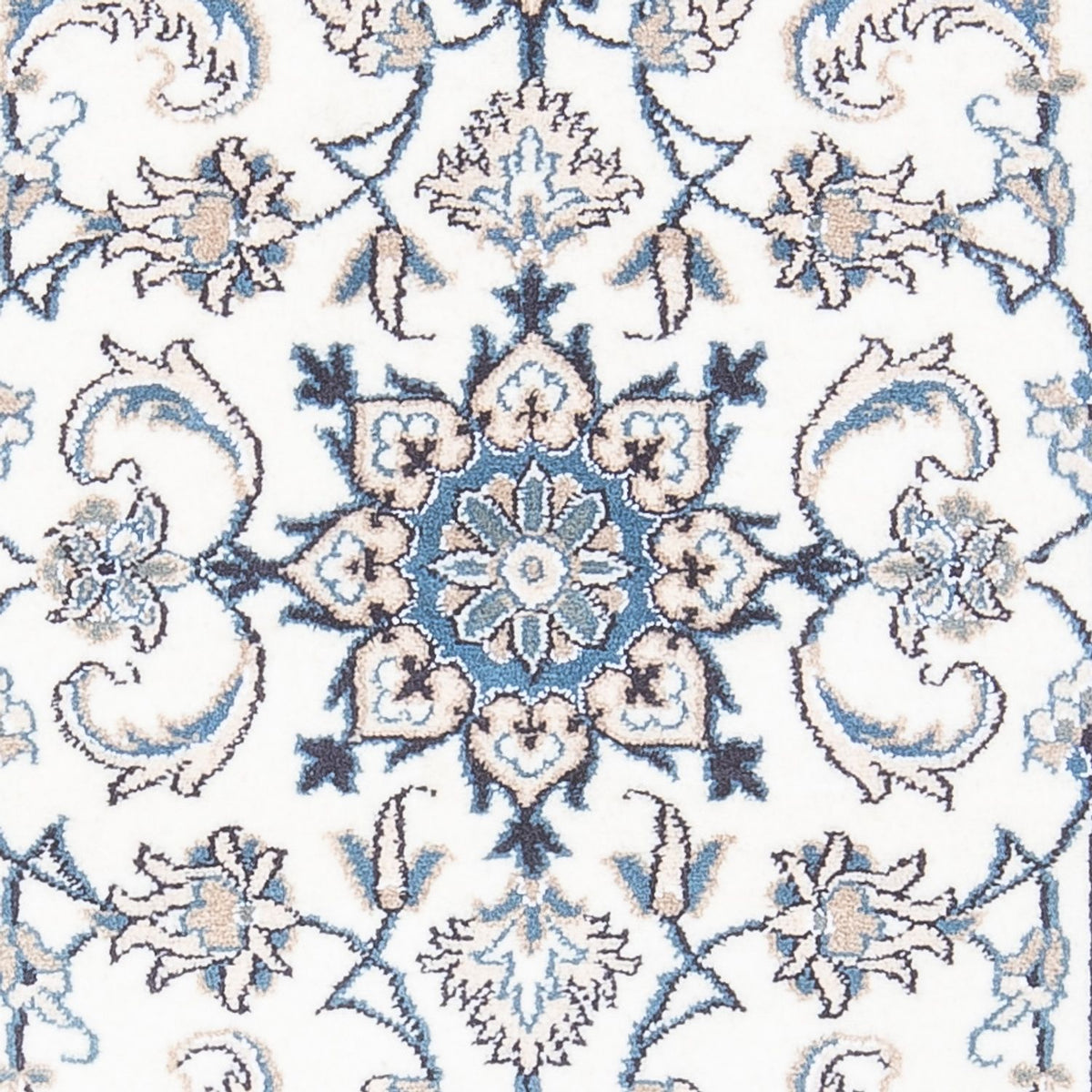 Perserteppich - Nain - 136 x 68 cm - creme