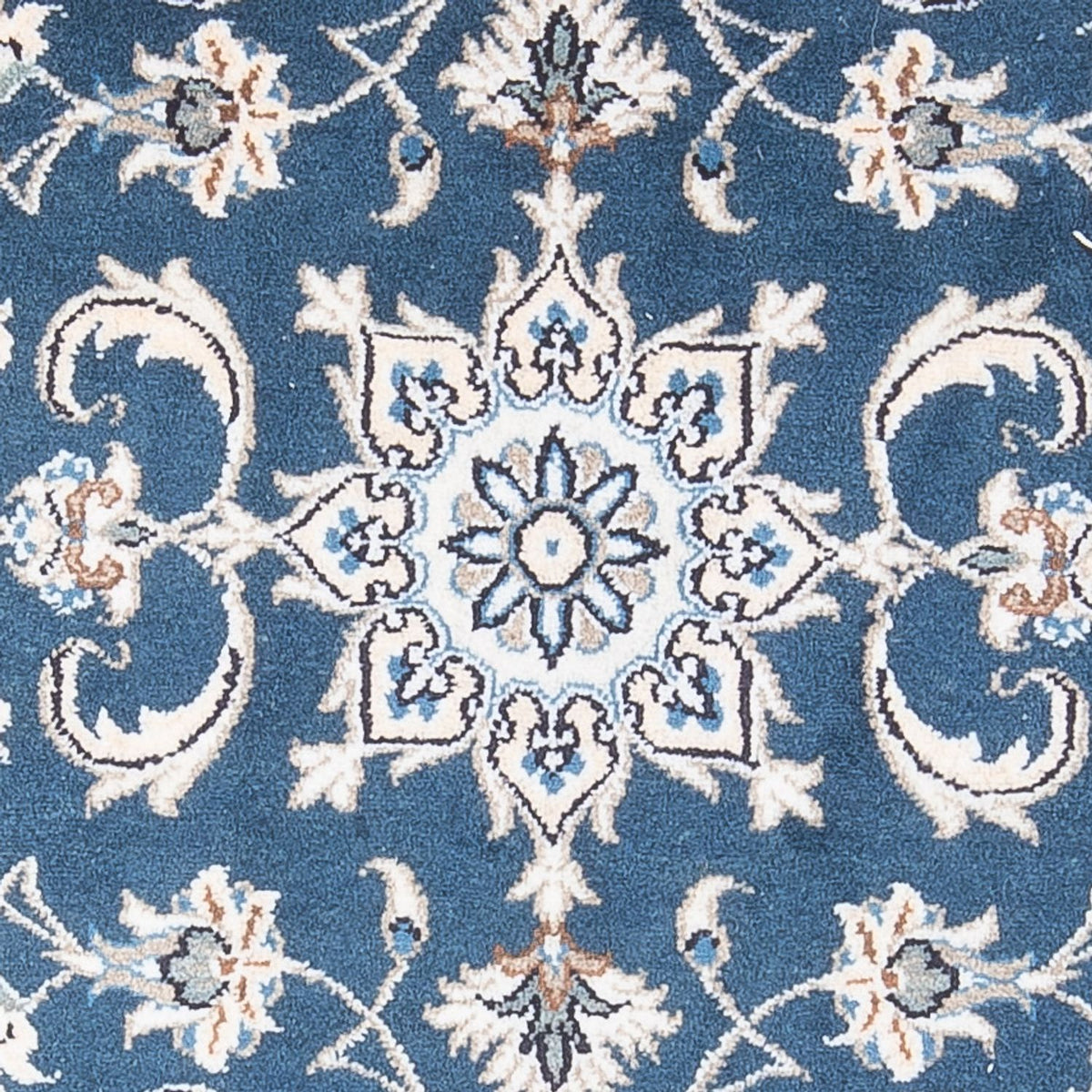 Perserteppich - Nain - 136 x 70 cm - blau