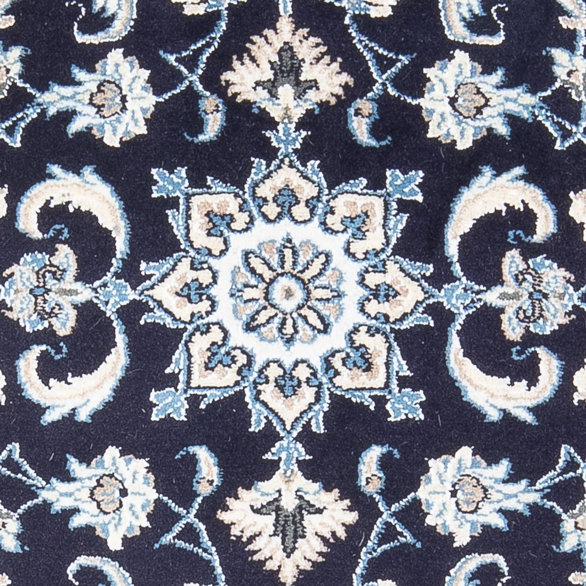 Perserteppich - Nain - 137 x 69 cm - dunkelblau
