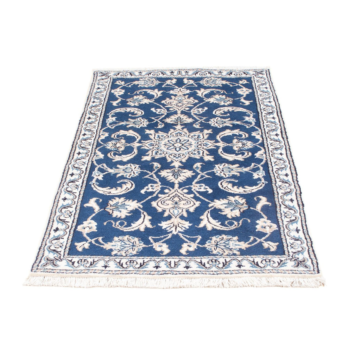 Perserteppich - Nain - 141 x 72 cm - blau