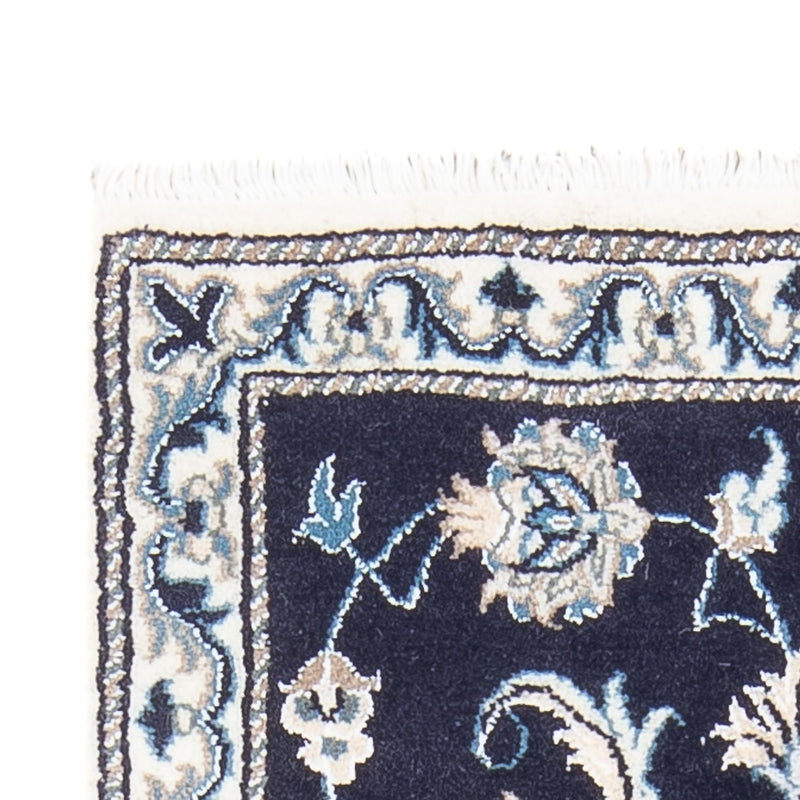 Perserteppich - Nain - 140 x 70 cm - dunkelblau