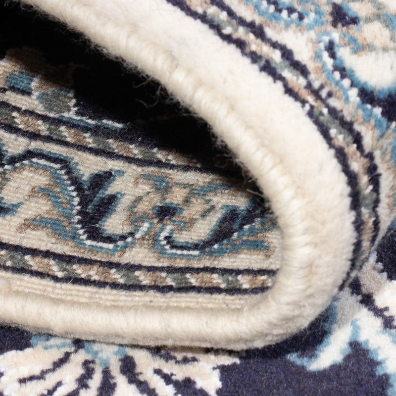 Perserteppich - Nain - 140 x 70 cm - dunkelblau