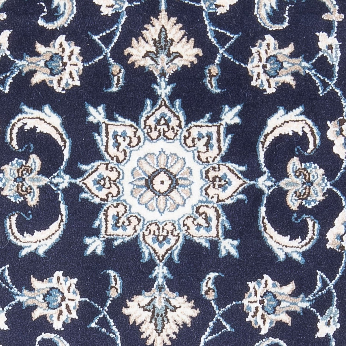 Perserteppich - Nain - 140 x 60 cm - dunkelblau