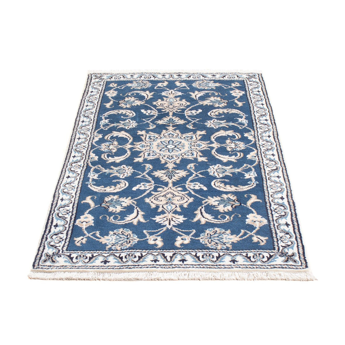 Perserteppich - Nain - 142 x 70 cm - blau