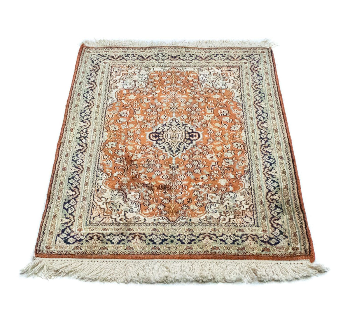 Seidenteppich - Kaschmir Seide 94 x 63 cm Fußmatte