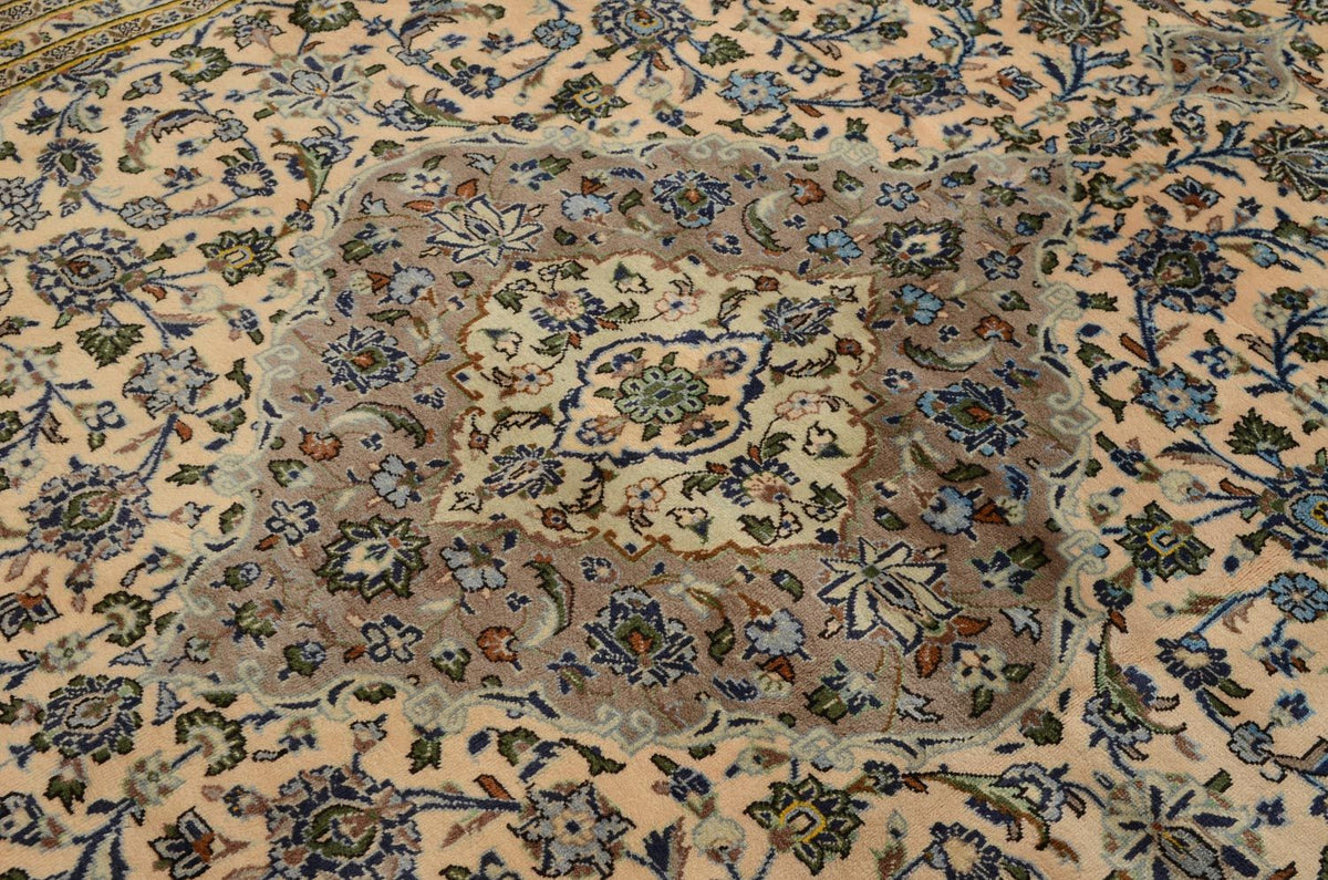 Perserteppich - Keshan 341 x 237 cm - beige
