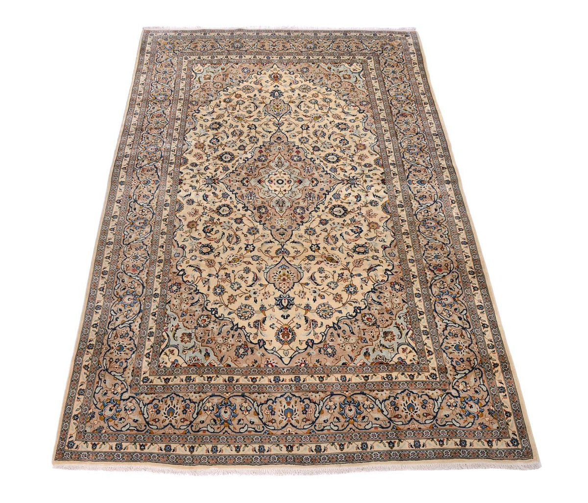 Perserteppich - Keshan 379 x 241 cm - beige