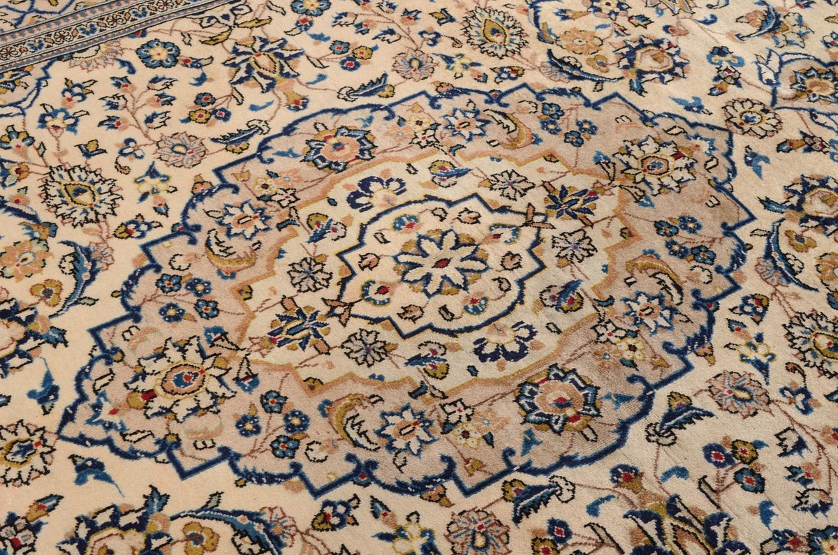 Perserteppich - Keshan 305 x 198 cm - beige