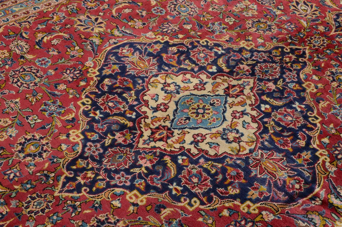 Perserteppich - Keshan 344 x 243 cm - rot