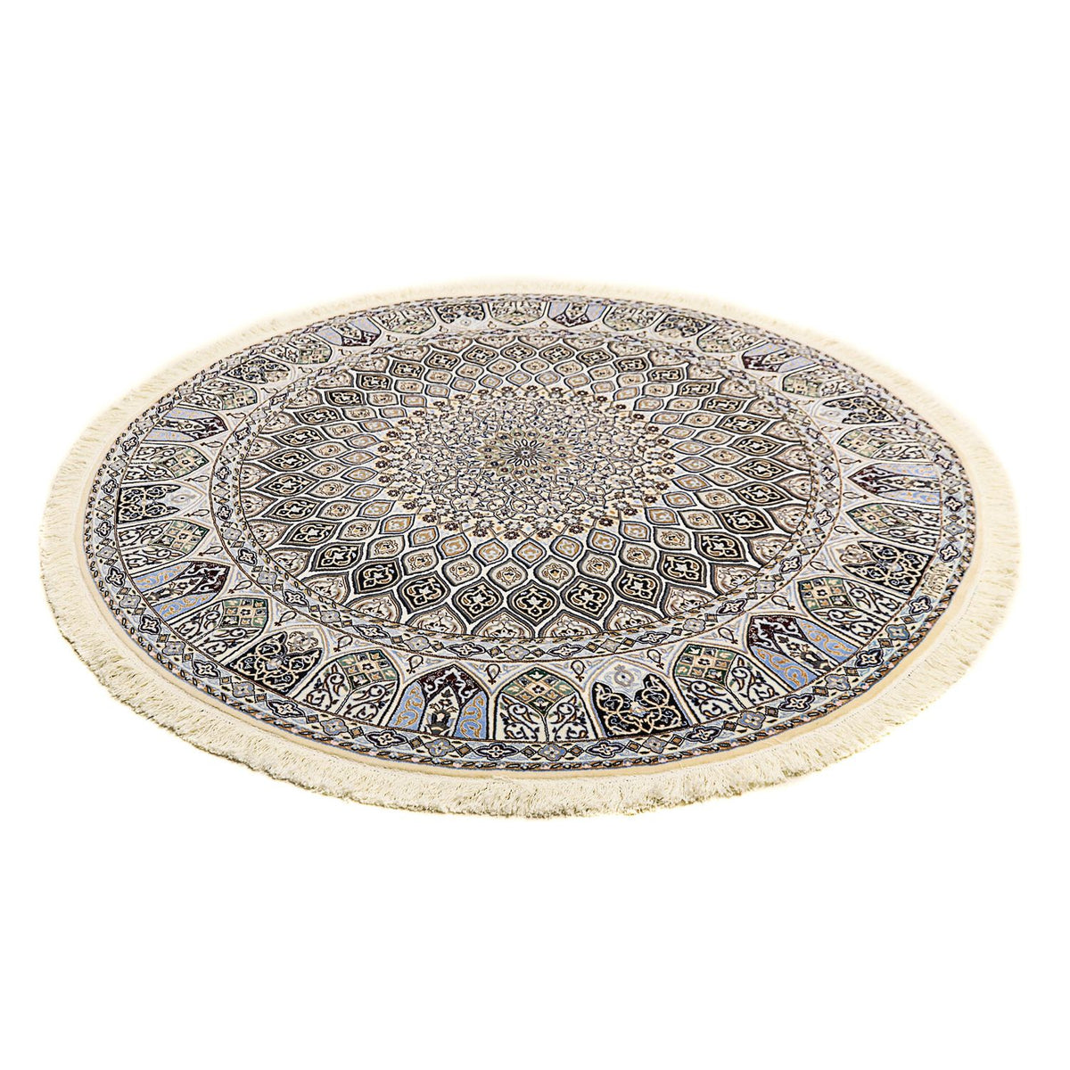 Perserteppich - Nain - Premium 200 x 200 cm Teppich Rund