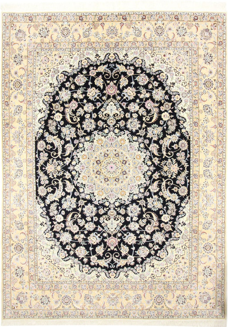 Perserteppich - Nain - Royal - 350 x 254 cm - dunkelblau