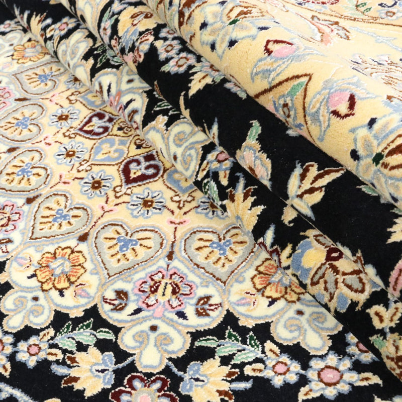 Perserteppich - Nain - Royal - 350 x 254 cm - dunkelblau