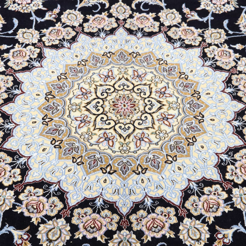 Perserteppich - Nain - Royal - 356 x 248 cm - dunkelblau