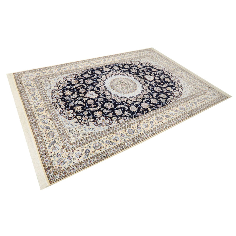 Perserteppich - Nain - Royal - 356 x 248 cm - dunkelblau