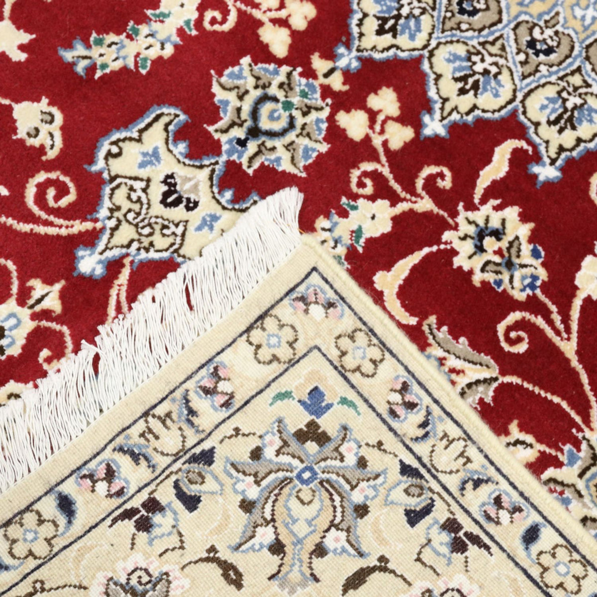 Perserteppich - Nain - Royal - 206 x 148 cm - rot