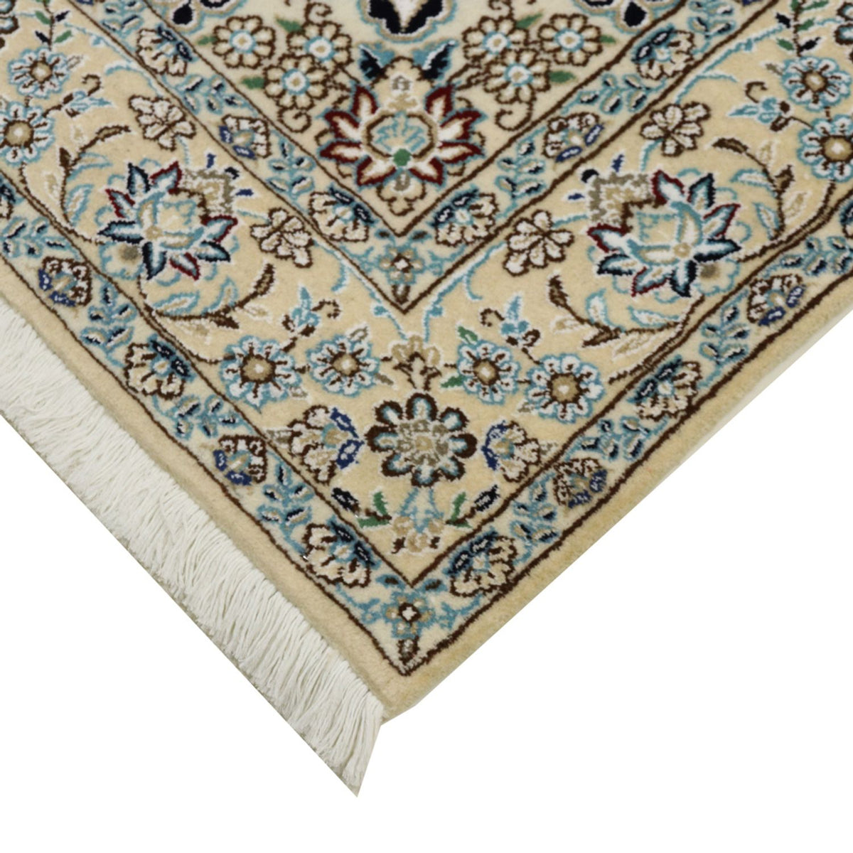 Perserteppich - Nain - Royal - 206 x 147 cm - weinrot