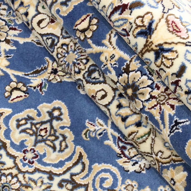 Perserteppich - Nain - Royal - 250 x 200 cm - blau