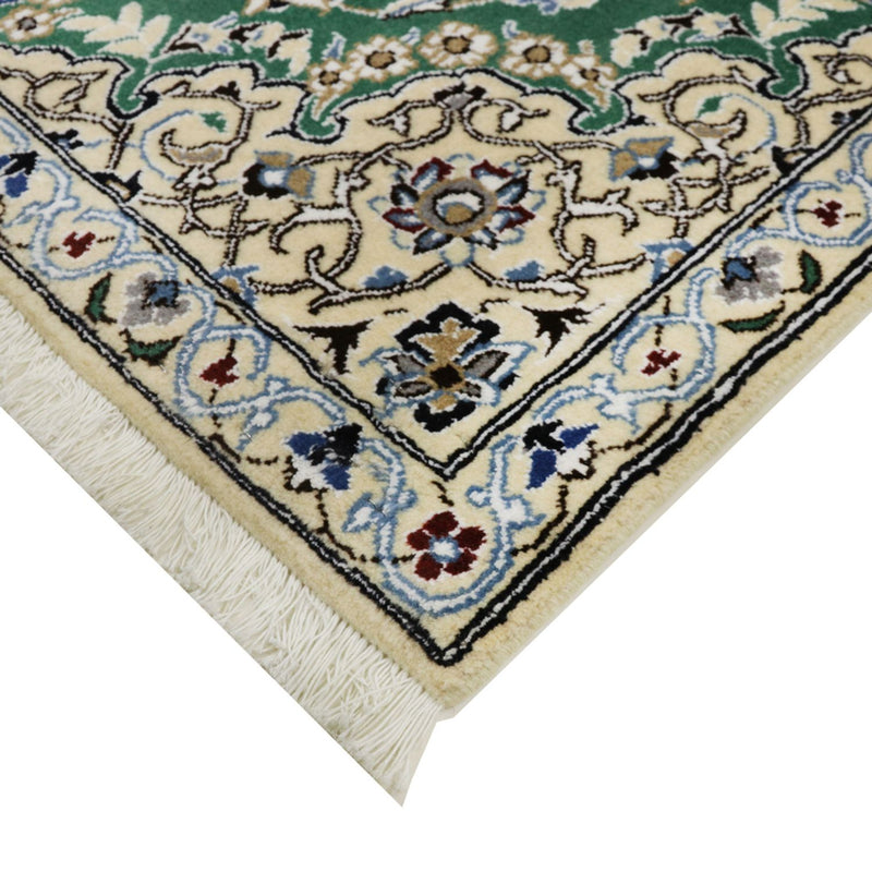 Perserteppich - Nain - Royal - 137 x 88 cm - grün