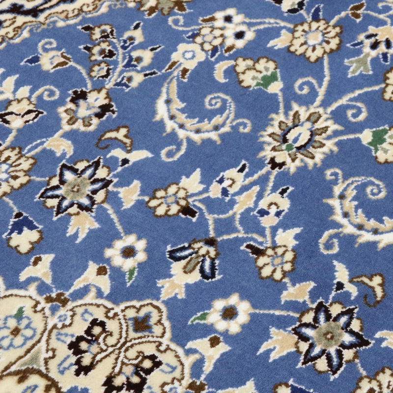 Perserteppich - Nain - Royal - 136 x 90 cm - blau
