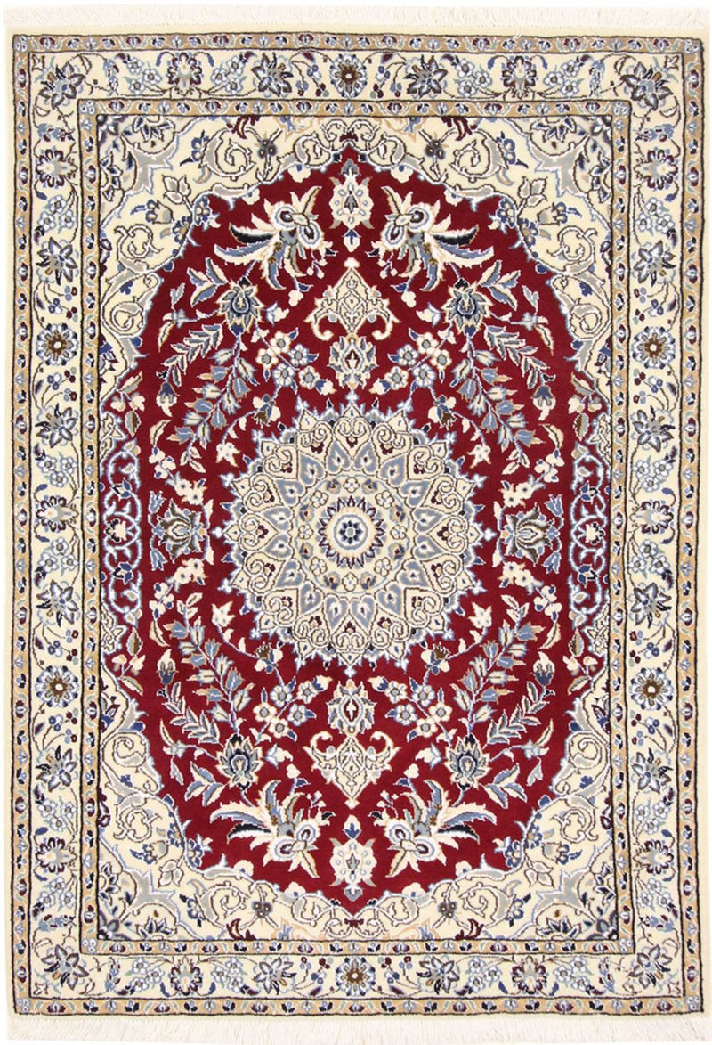 Perserteppich - Nain - Royal - 142 x 95 cm - rot