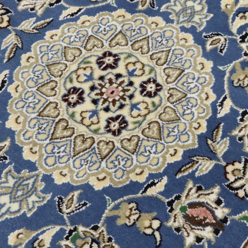 Läufer Perser - Nain - Royal - 198 x 83 cm - blau