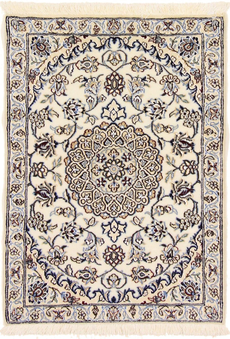 Perserteppich - Nain - Royal - 92 x 64 cm - creme