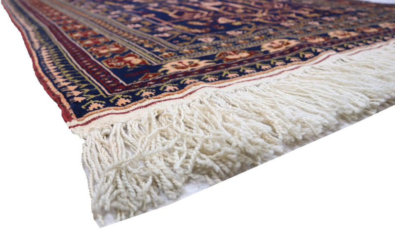 Afghan Teppich 131 x 87 cm - dunkelblau